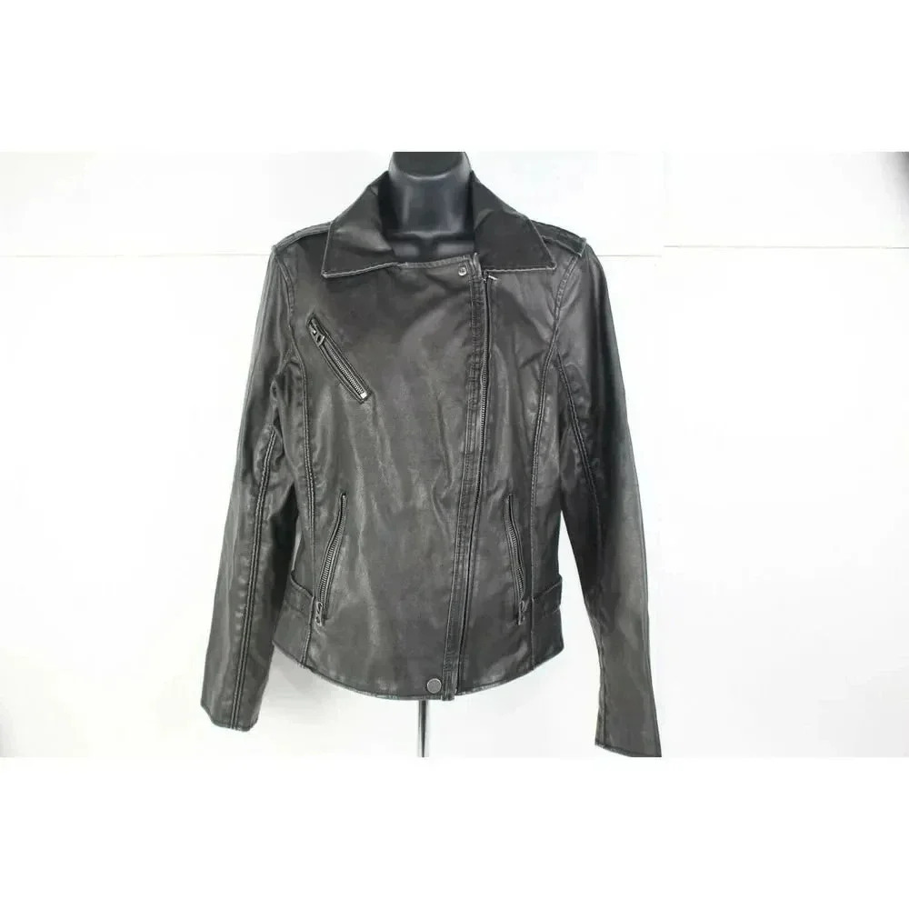 ladies LUCKY BRAND Leather Jacket size S